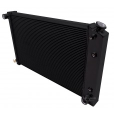 1975 - 1977 Pontiac Ventura Black Finish Aluminum Radiator