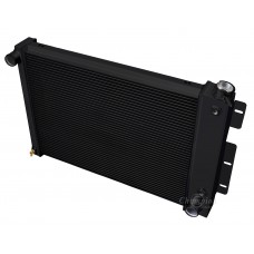 1967 - 1969 Pontiac Firebird Trans Am Black Finish Aluminum Radiator