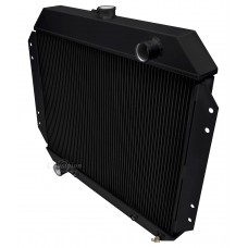 1966 - 1976 Ford F-100 Black Finish Aluminum Radiator