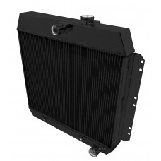 1949 - 1954 Chevrolet Cars Black Finish Aluminum Radiator