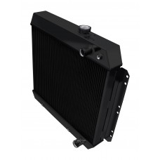 1949 - 1952 Chevrolet Fleetline Black Finish Aluminum Radiator