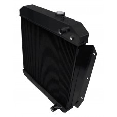 1955 - 1959 Chevrolet Suburban Black Finish Aluminum Radiator