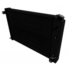 1973 - 1987 Chevrolet C/K Series Black Finish Aluminum Radiator