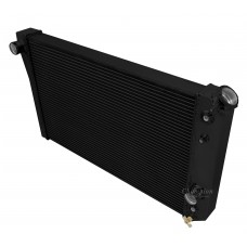 1984 - 1990 Chevrolet Corvette Black Finish Aluminum Radiator