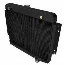 1974 - 1978 Plymouth PB200 Van Black Finish Aluminum Radiator