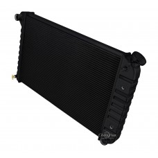 1978 - 1984 Oldsmobile Cutlass Calais Stamped Tank Black Finish Aluminum Radiator