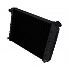 1980 - 1983 Oldsmobile Cutlass Cruiser Stamped Tank Black Finish Aluminum Radiator