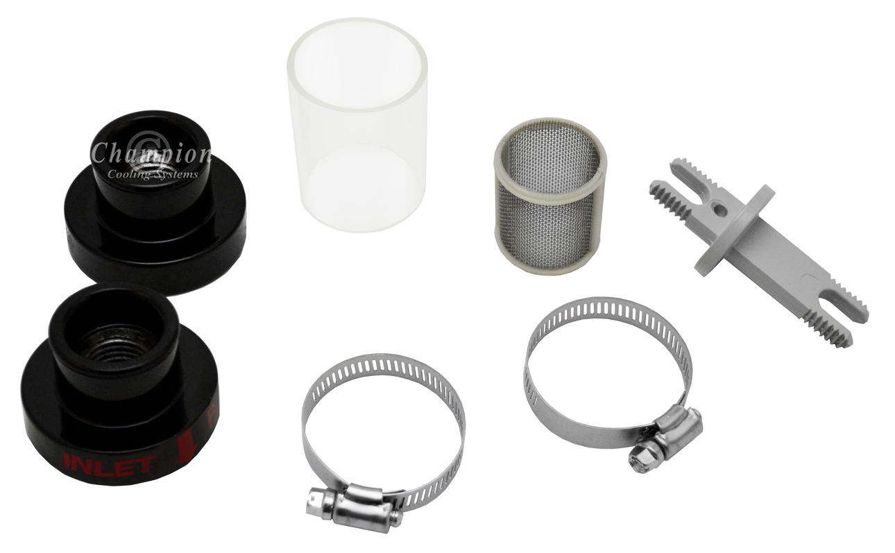 Black In-Line Filter 1 3/4in