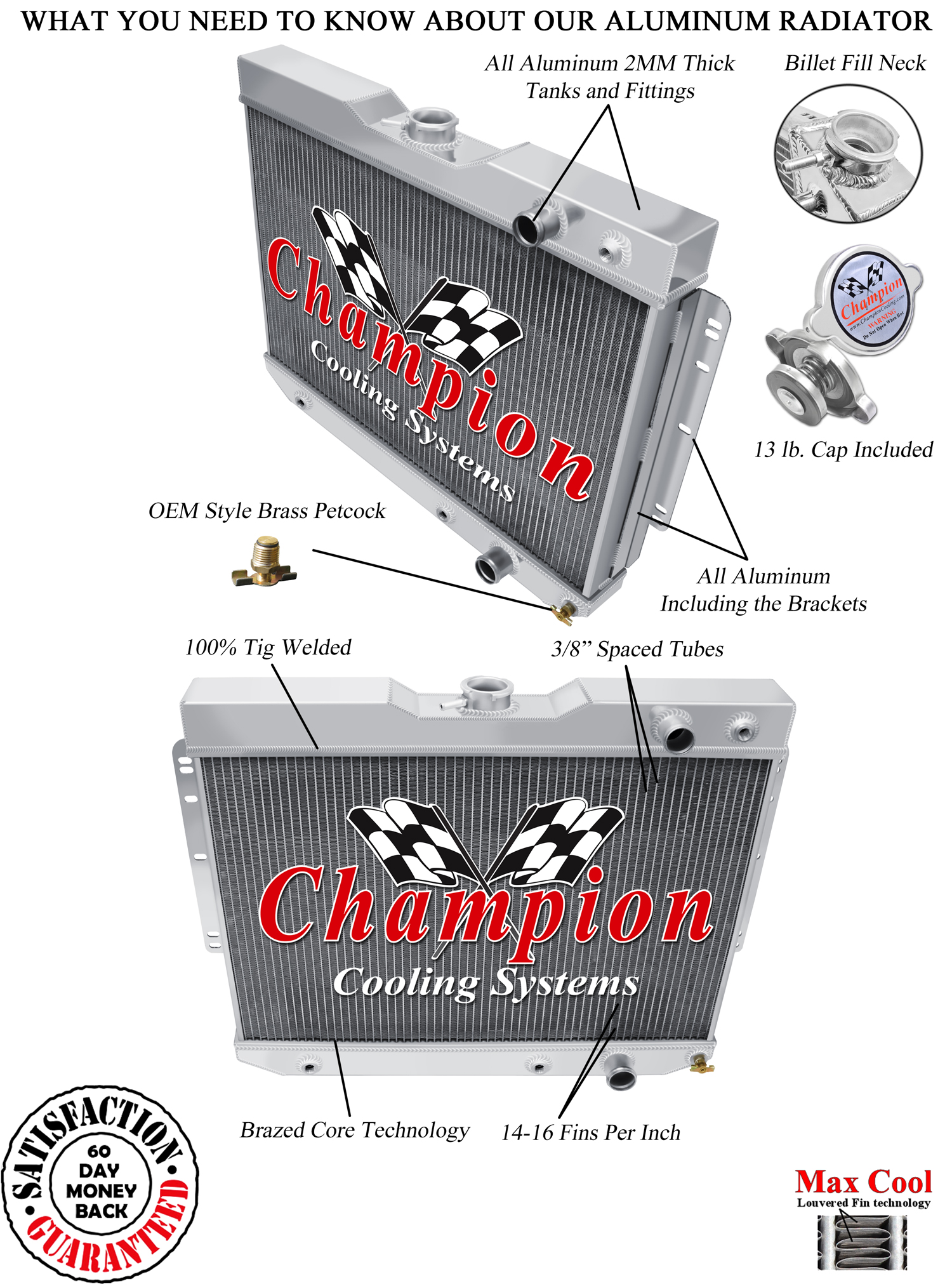 59 Impala Radiator 1959-1960-1961-1962-1963-Chevrolet-Impala
