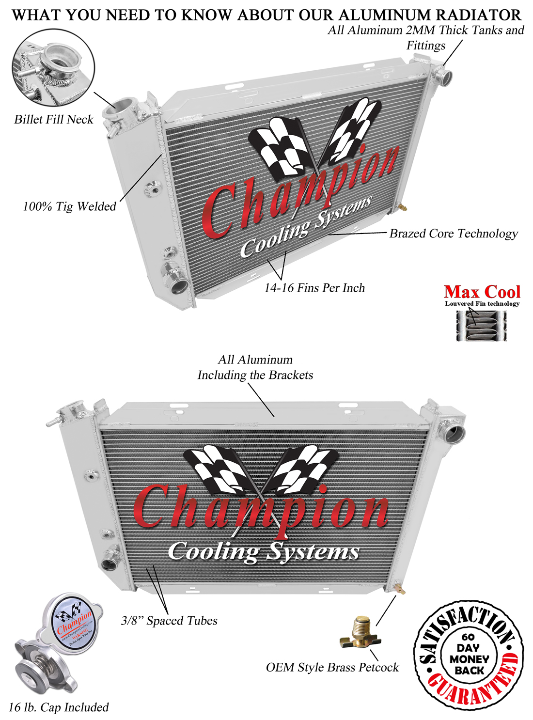 For71 Radiator 1970-1971-Ford-Torino
