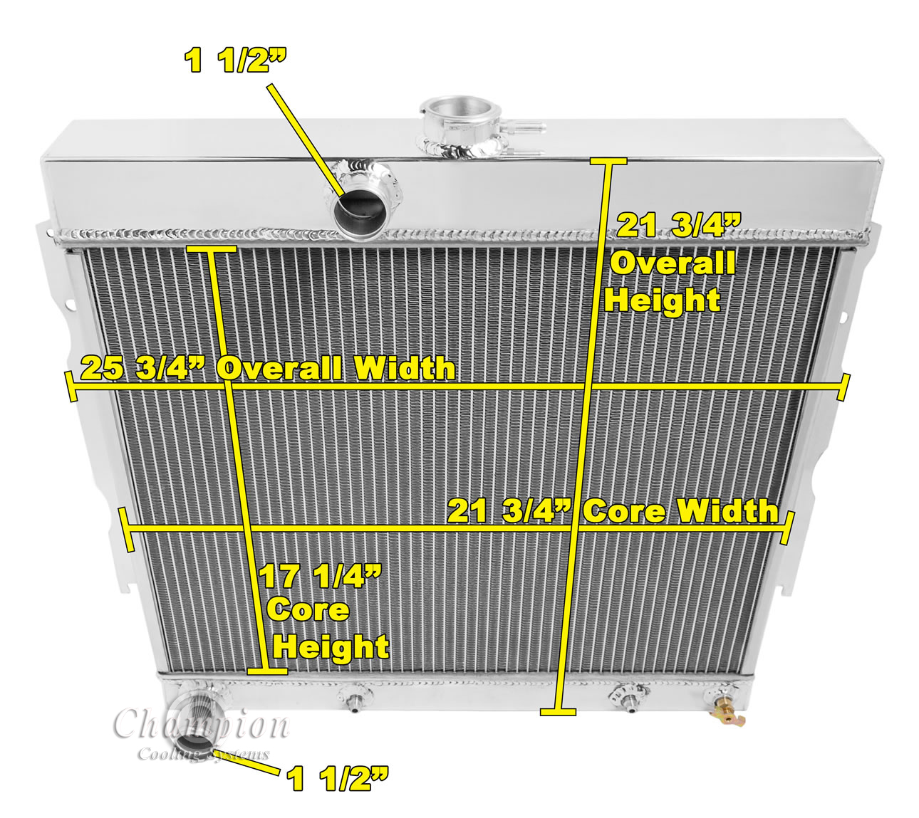 Road Runner Radiator 1968-1969-Plymouth-Roadrunner