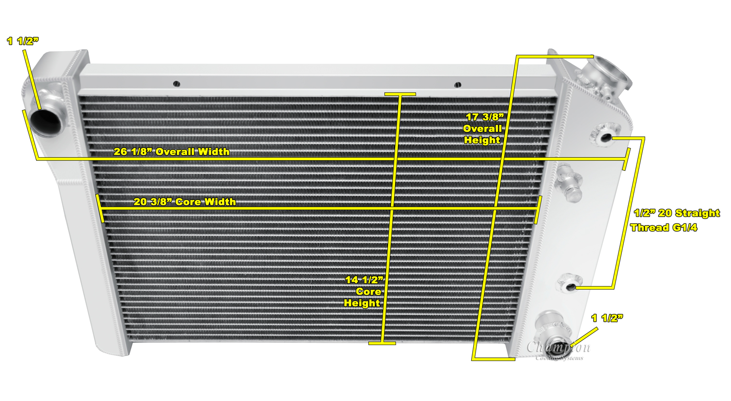Vega Radiators 1971-1972-1973-1974-1975-1976-1977-Chevy-Vega