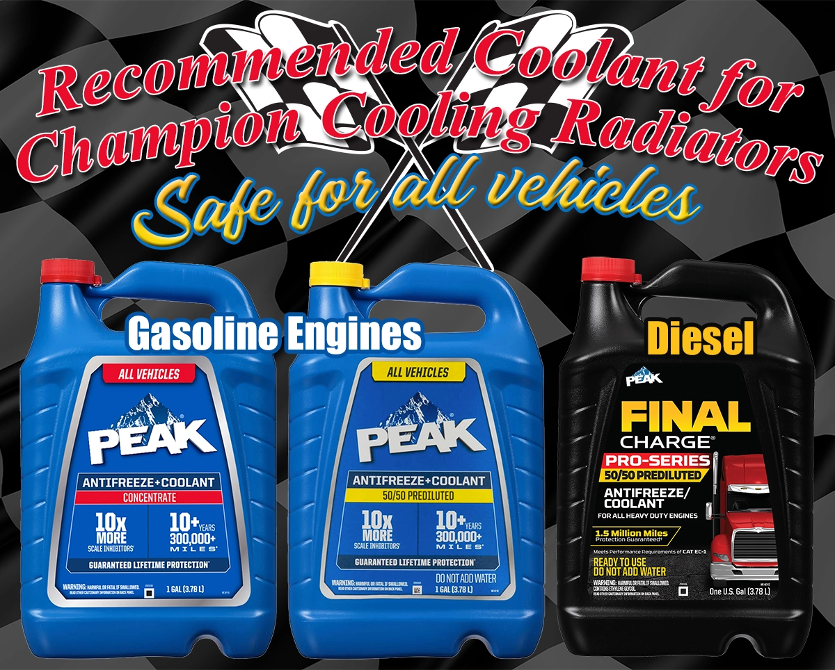 Recommended Coolant